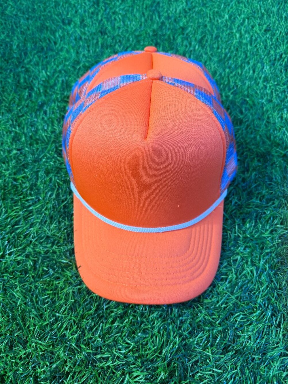 NEW Orange/Blue Foam Trucker Hat